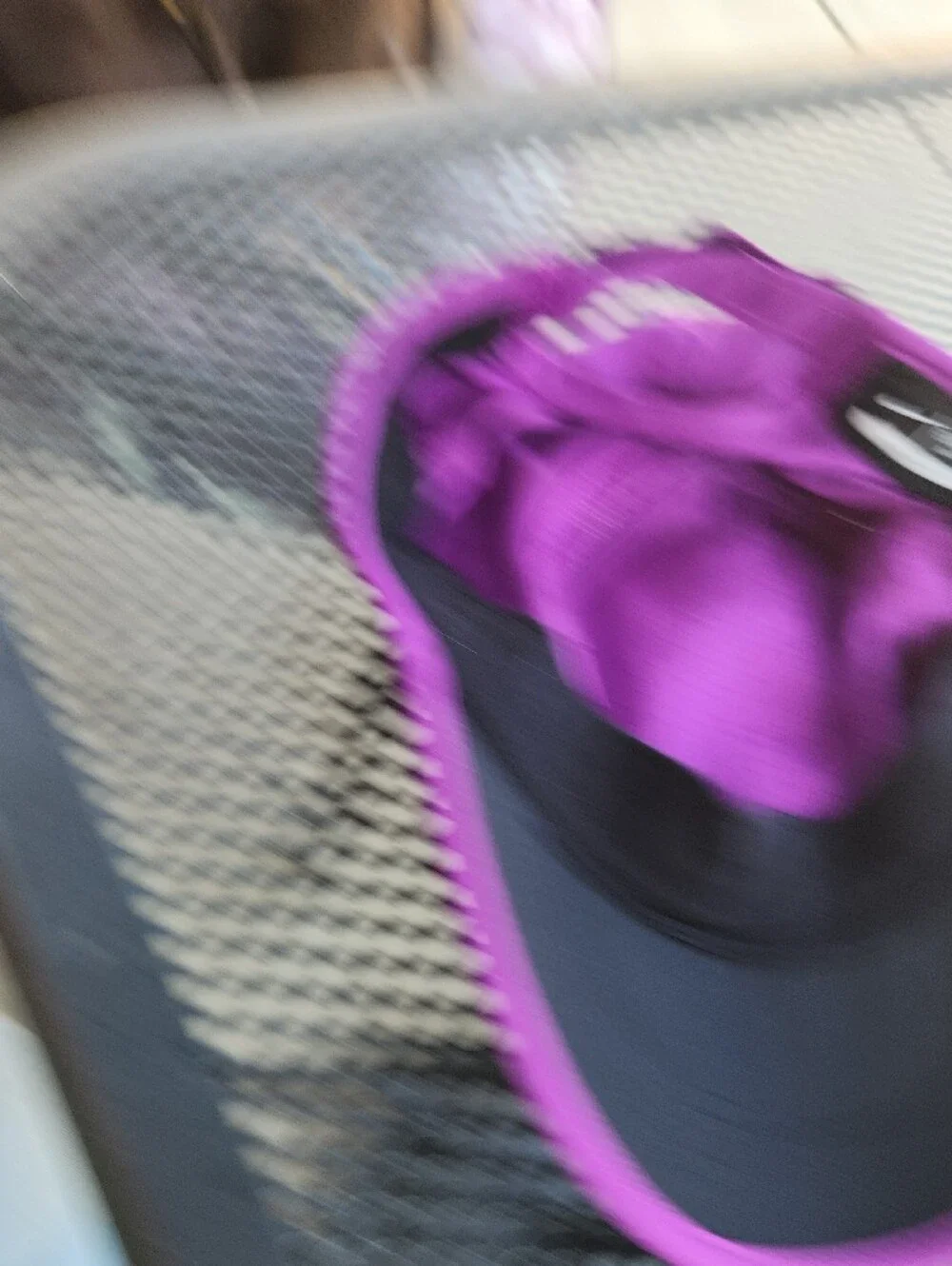 Nike Bright Purple Running Cap with White Swoosh